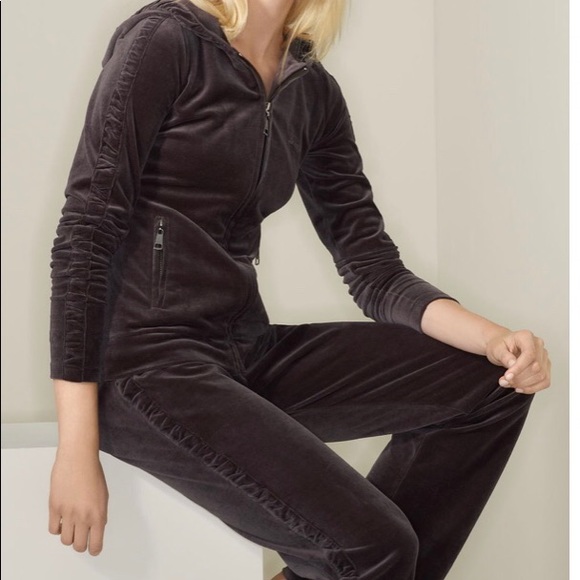 Burberry Other - Burberry grey velour leisure set pants and jacket